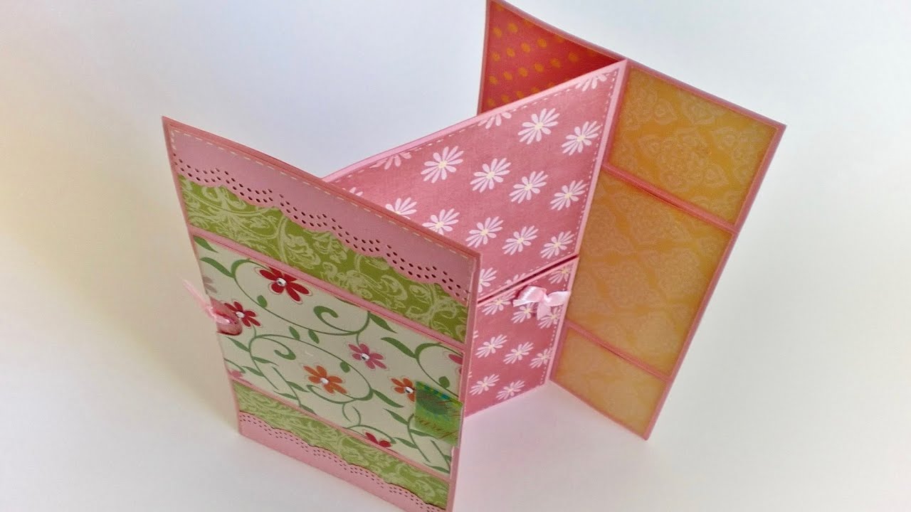 DIY | Never Ending Card  ou Cartão Infinito | Scrapbooking Tutorial