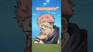 Ryomen Sukuna - Minecraft Pixel Art #minecraft #sukuna #pixelart