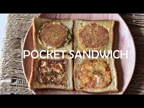 Pocket Sandwich / Breakfast / Snacks Recipe - YouTube