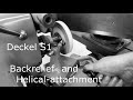 Deckel S1 - Backrelief and Helical Attachment