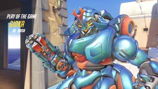 Orisa trimple kill - Pull into the well!