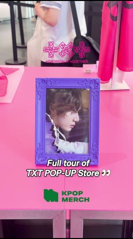 TXT 7TH YEAR Pop-up Store Tour 💜 #txt #kpopmerch #txtmoa - YouTube
