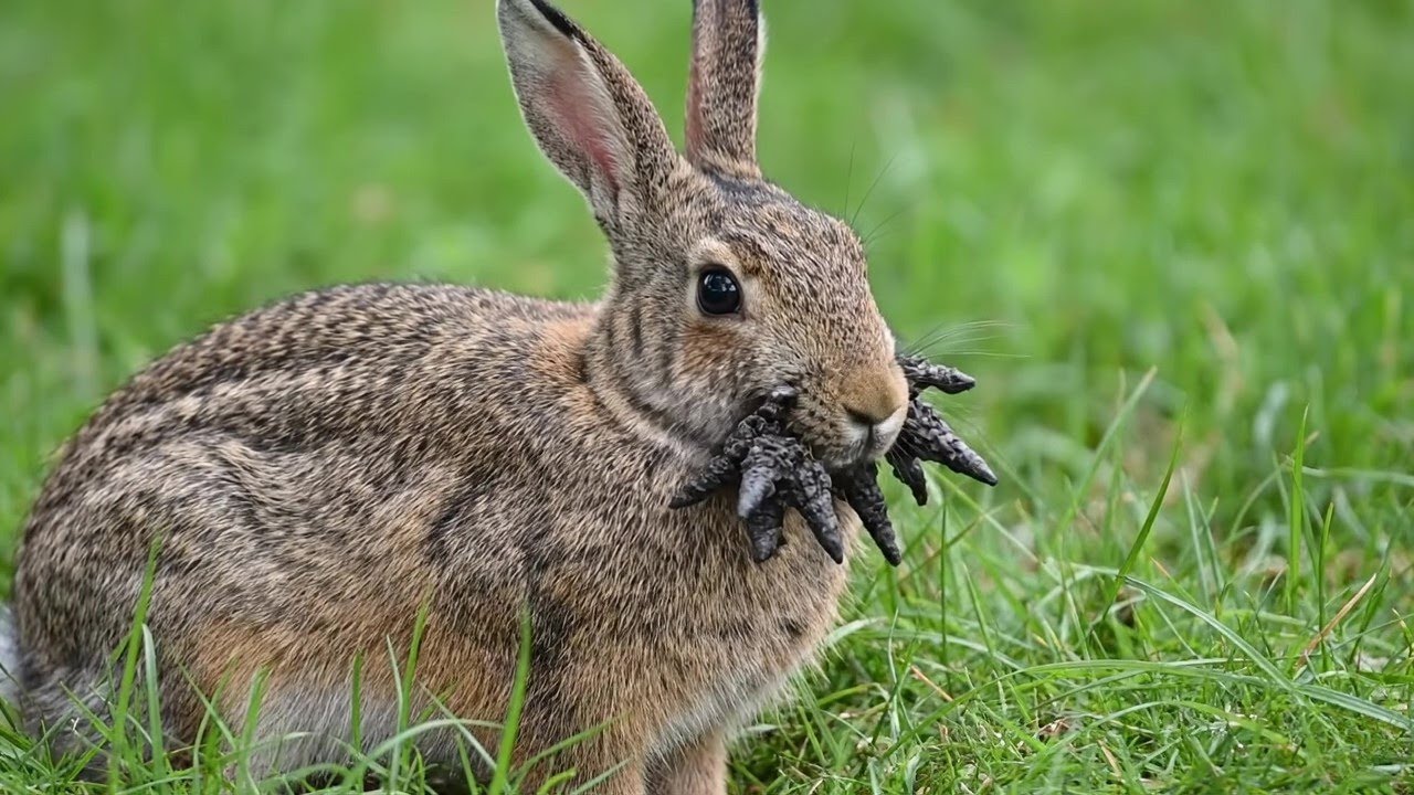Horned rabbits spotted in Colorado, dubbed 'Frankenstein bunnies - YouTube