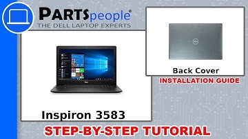 Dell Inspiron 15-3583 (P75F106) Back Cover How-To Video Tutorial