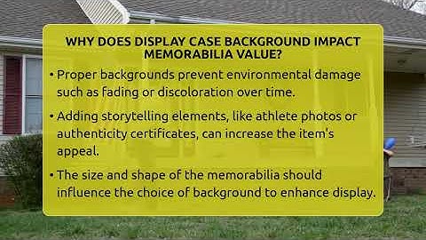 Why Does Display Case Background Impact Memorabilia Value? - The Memorabilia Zone