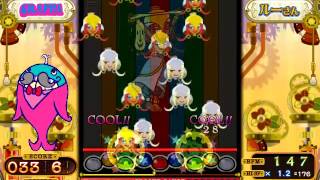 pop'n music うさぎと猫と少年の夢　プレイ動画「Akash」キャラポップ　お邪魔：エキサイト（ずっと）&ダンス screenshot 4