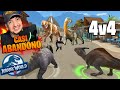 El ÚLTIMO 4v4 (El MÁS DIFICIL) Buscando los MEJORES DINOSAURIOS Jurassic World Alive