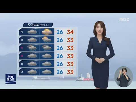[AI날씨] 08/02(화) 여수MBC AI 기상캐스터 임혜정 / 광주전남 날씨정보 (AI 일기예보)