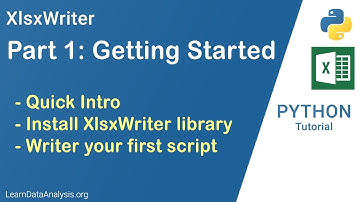 Automate Excel with Python and XlsxWriter Part 1: Getting Started