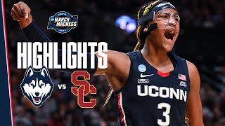 HIGHLIGHTS | UConn Women's Basketball vs. USC | Elite 8