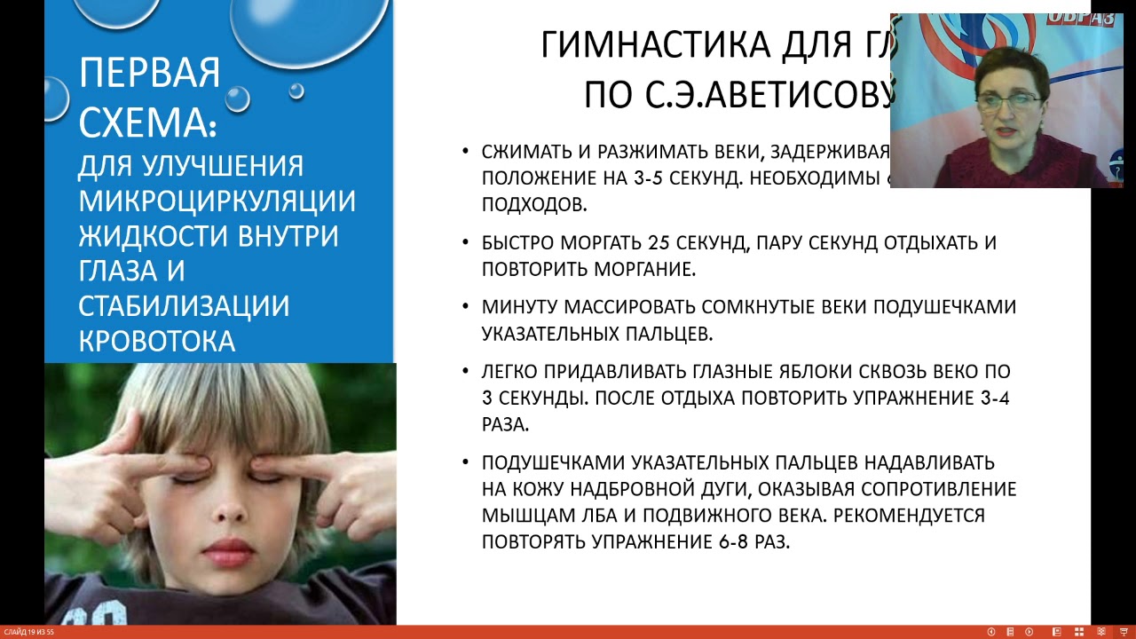 Профилактика глазных заболеваний у детей