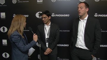 Day 2 Interview with GM Francisco Vallejo Pons and GM Harikrishna Pentala