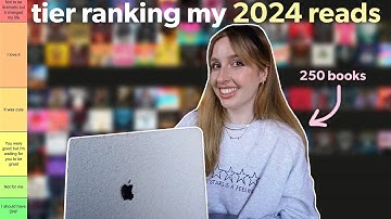 Tier ranking every book I read in 2024 🗓️⭐️ 250 books!