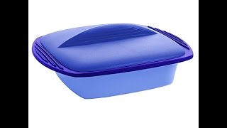 mastrad a68910 silicone square steam cooker 42 ounce blue