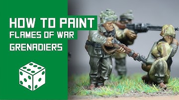 How To Paint German Grenadiers - Flames Of War Tutorial