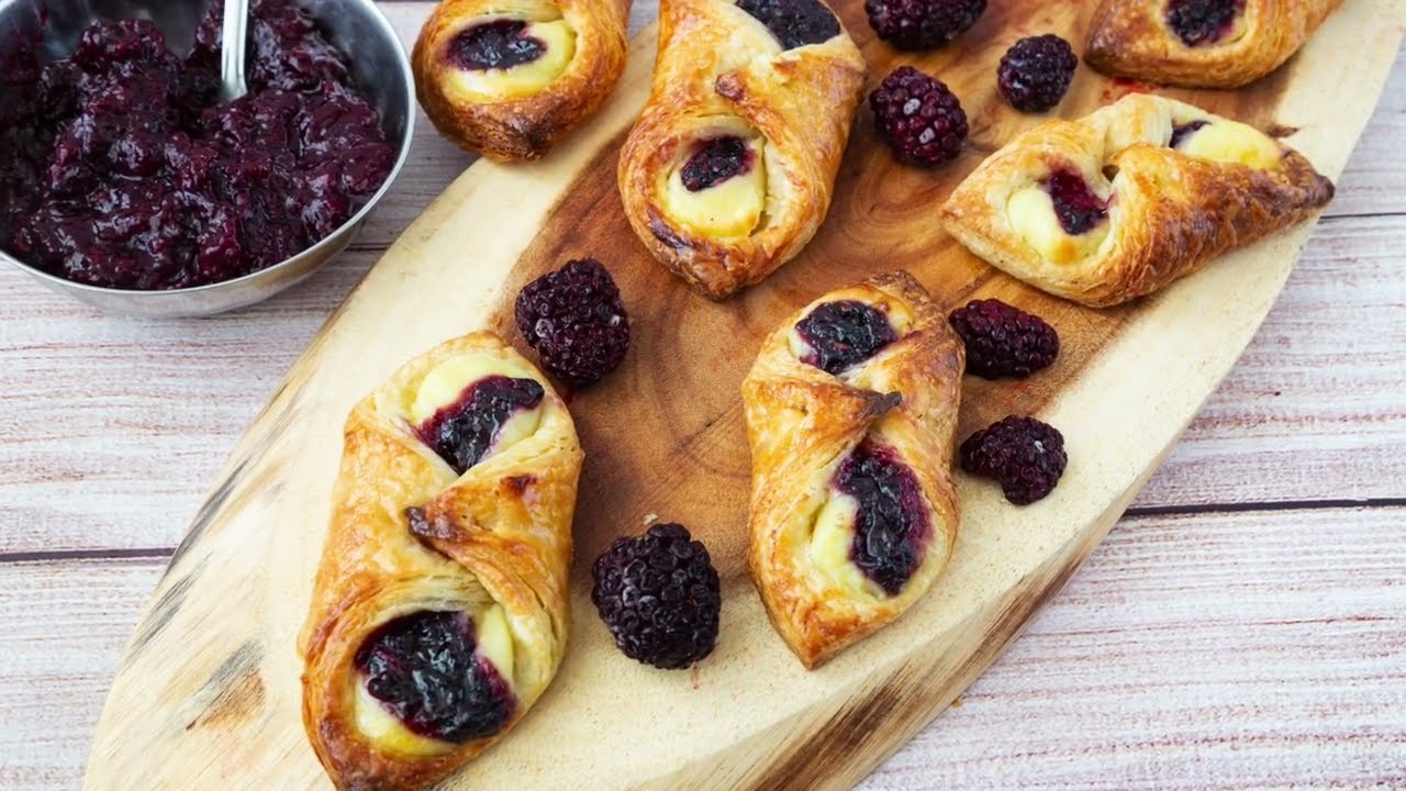 Danish Pastry Cream Cheese Cylinders