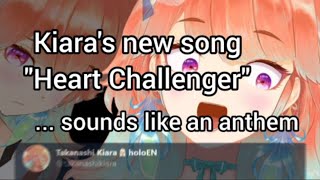 Kiara released 'Heart Challenger' and it sounds like an anthem