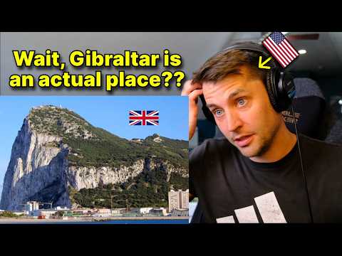 American reacts to "What On Earth Is Gibraltar?"