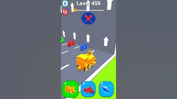 Shape shifting gameplay level 459🛵🛵🚂 #games