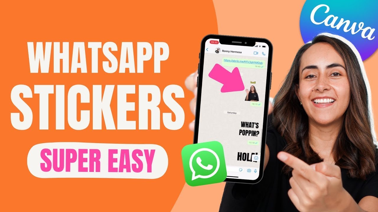 How to create WhatsApp Stickers in Canva