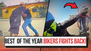 WHEN BIKERS FIGHT BACK | Road Rage & Epic Bikers Moments | BEST OF THE YEAR 2023 Part.2