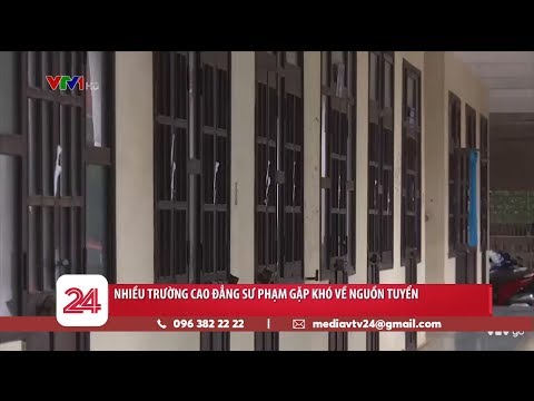 Video Nhiều trường cao đẳng sư phạm gặp khó về nguồn tuyển |... - youtube