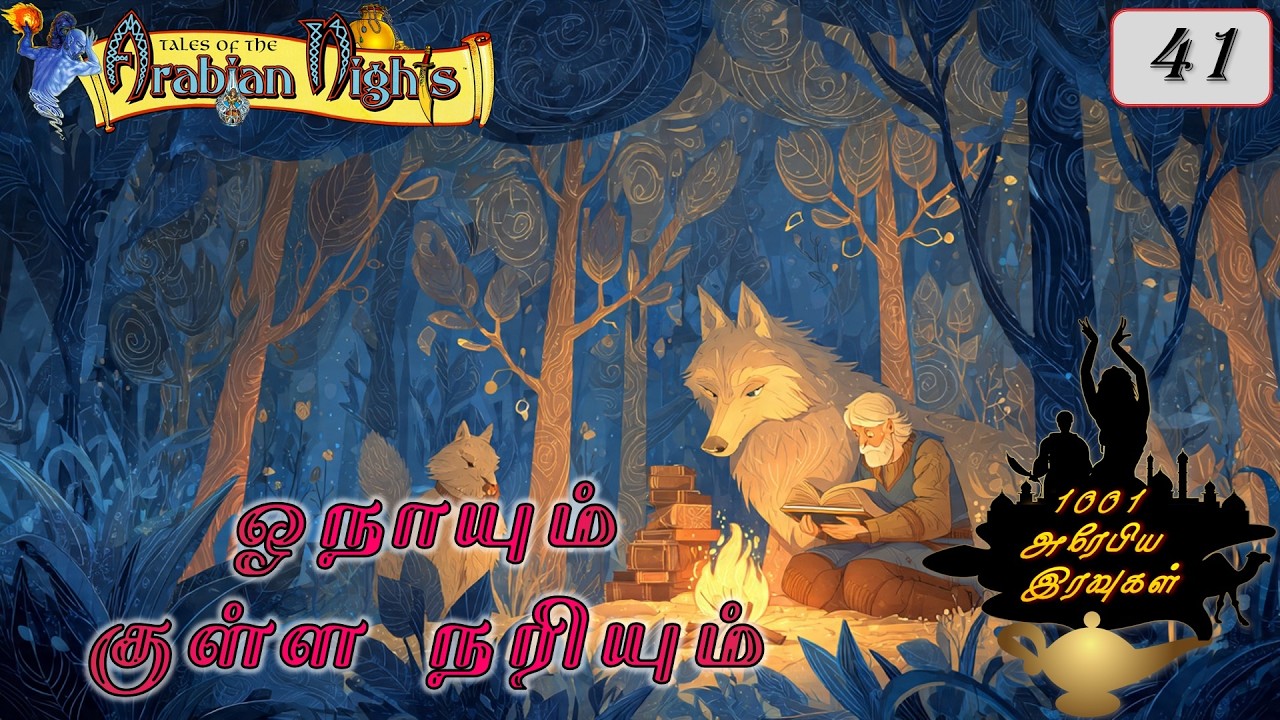 41. ஓநாயும் குள்ள நரியும் : 1001 அரேபிய இரவுகள் | 1001 Arabian Nights | AmbuliMama Stories