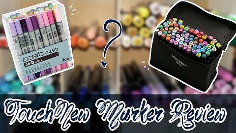 BEST CHEAP COPIC ALTERNATIVE? TouchNew Markers review & comparison to Copic Markers!