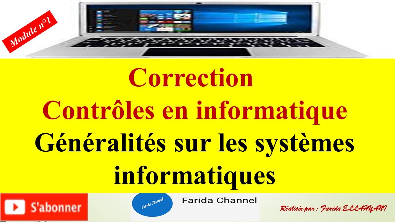 Correction contrôles en informatique généralités sur les systèmes ...