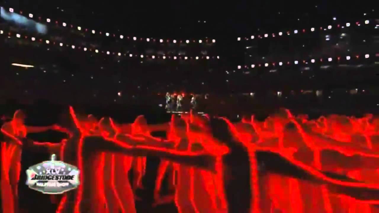 Super Bowl XLV Halftime Show 2011 [HD] (Part 6/7) Black Eyed Peas Where Is The Love? YouTube