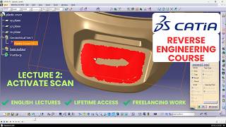 ENGLISH | 452. Activate Scan | Catia Reverse Engineering Full Course WhatsApp/Call +91 9654816262