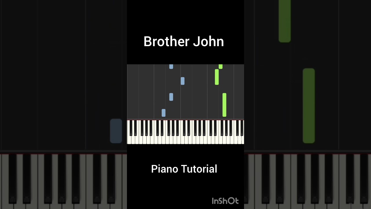 Brother John (Are You Sleeping?) - Easy Piano Tutorial