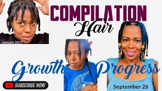 HAIR GROWTH PROGRESS|2025-2026 Visuals