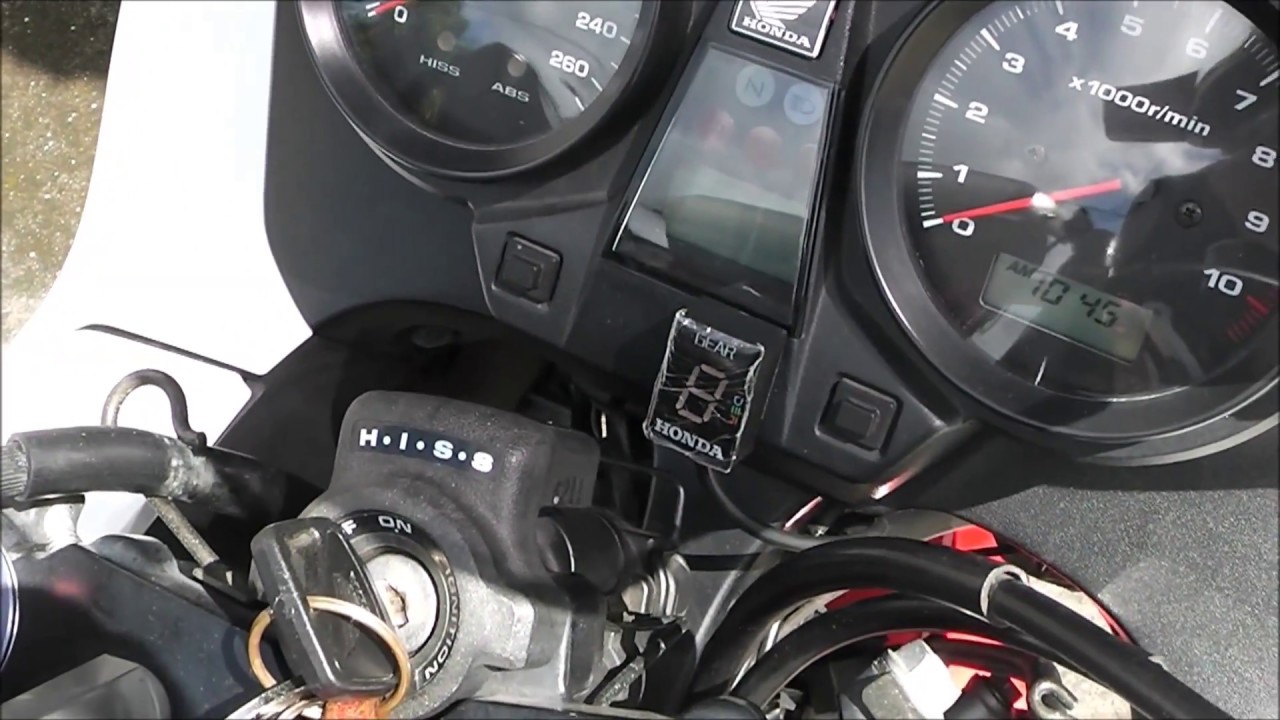 13 CB1300SB用ｼﾌﾄﾎﾟｼﾞｼｮﾝｲﾝｼﾞｹｰﾀｰを付けてみた【人柱】 - YouTube