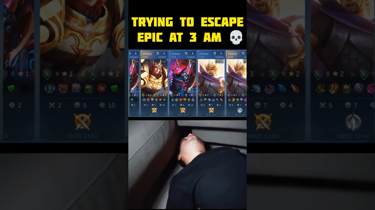 POV: All Night solo Grind to Escape Epic 😂🔥 