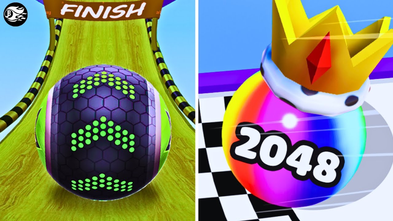 Going Balls VS Ball Merge 2048 | Walkthrough Max Gameplay BG7090