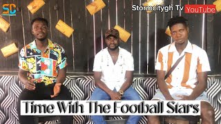 Time with Cephas Kofi Mantey Of Bechem United Fc And Boya Isaiah Of Homestar Fc.