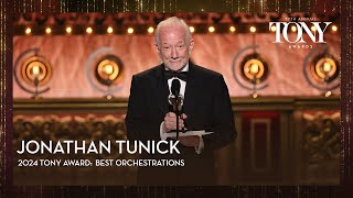 Jonathan Tunick | 2024 Tony Awards Acceptance Speeches