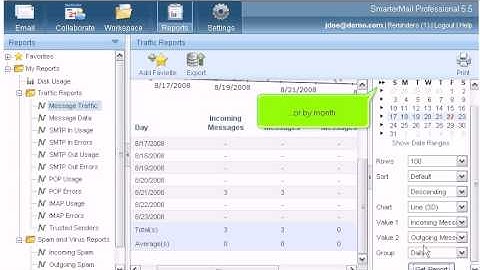 Viewing email reports in SmarterMail.avi