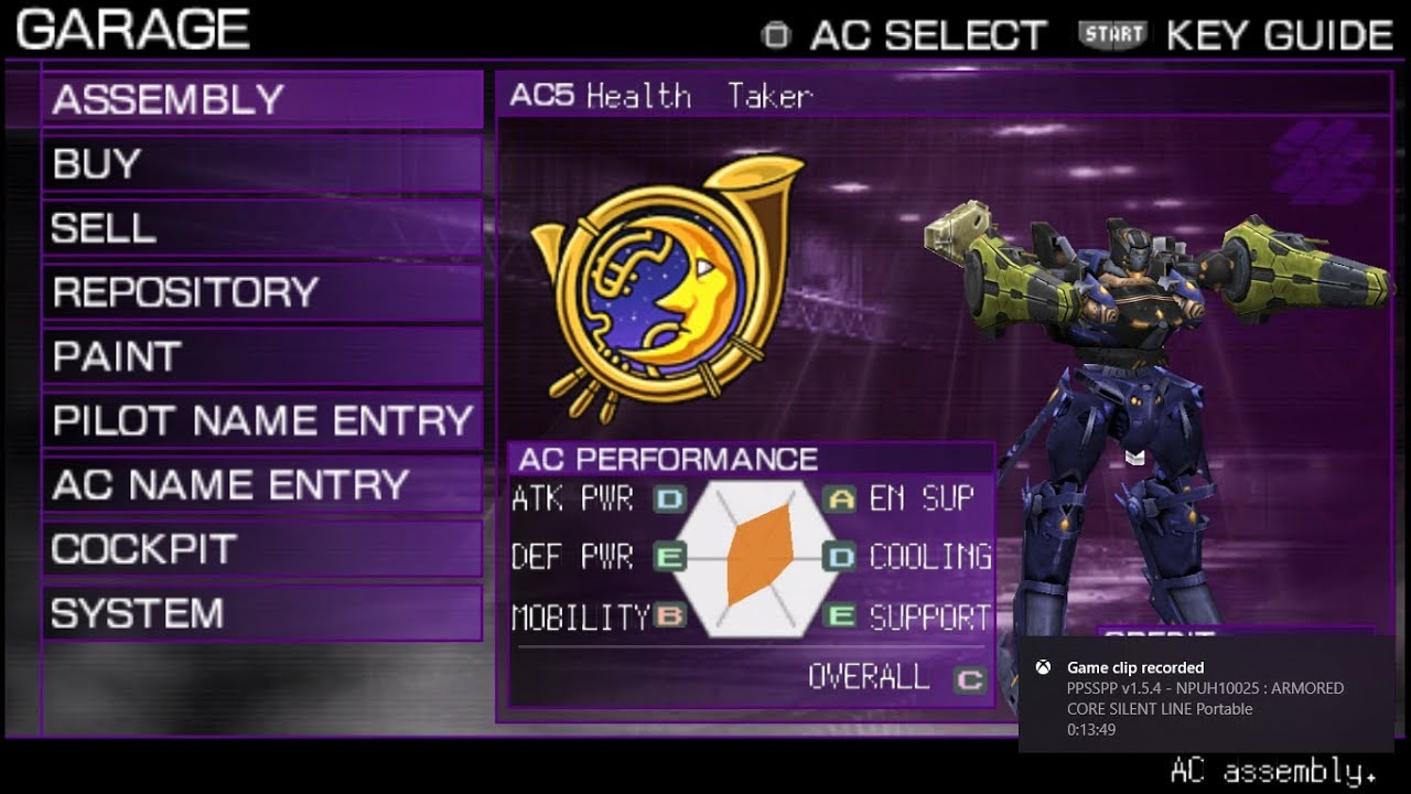 A Forbes Arena? (with Corpse Maker) - AC Silent Line PSP AI Arena