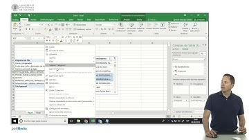 Excel, tablas dinámicas, slicer (segmentación de datos) con filtro |  | UPV