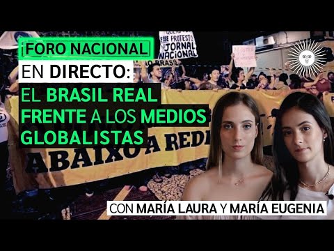 ? [DIRECTO - FORO NACIONAL] Las MENTIRAS de la prensa pr0gr3 en BRASIL | Con M.M ASSIS