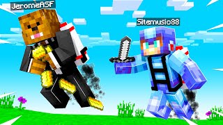 Using Jet-Packs To Loot In Minecraft Chest Scramble | JeromeASF