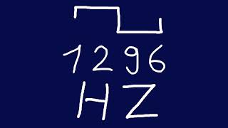 1296 hz square