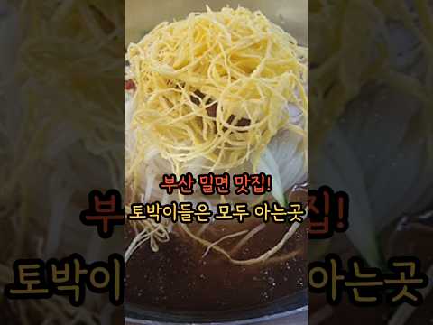 부산밀면 영상맛집