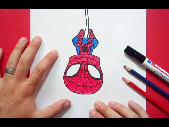  Como dibujar a Spiderman paso a paso