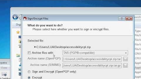 gpg4win Encypting and Decrypting