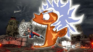 Xeno Goku V2 OP(All Form)(New) VS TC Luffy OP BuffedAll Form) in Jump Force Mugen