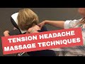 Chair Massage: Techniques for Tension Headache Relief