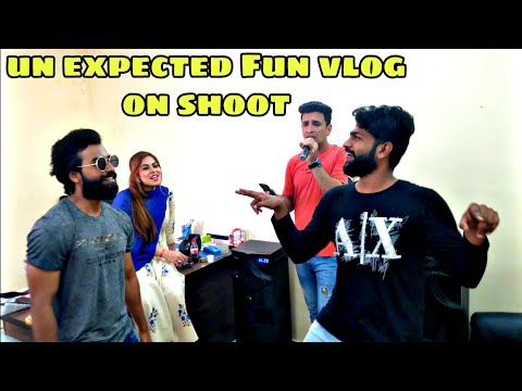 Un Expected fun vlog on shoot || Shehbaaz khan |Fara khan || Amer || immi vlogs